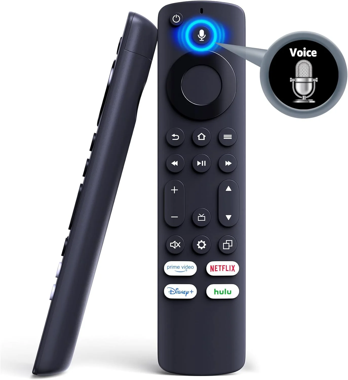 کنترل از راه دور تلویزیون هوشمند WDZP با قابلیت صوتی برای تلویزیون های هوشمند اینسیگنیا/توشیبا/پایونیر/AMZ، جایگزین برای کنترل های L5B83G, NS-RCFNA-21, NS-RCFNA-19, CT-RC1US-21, CT-95018