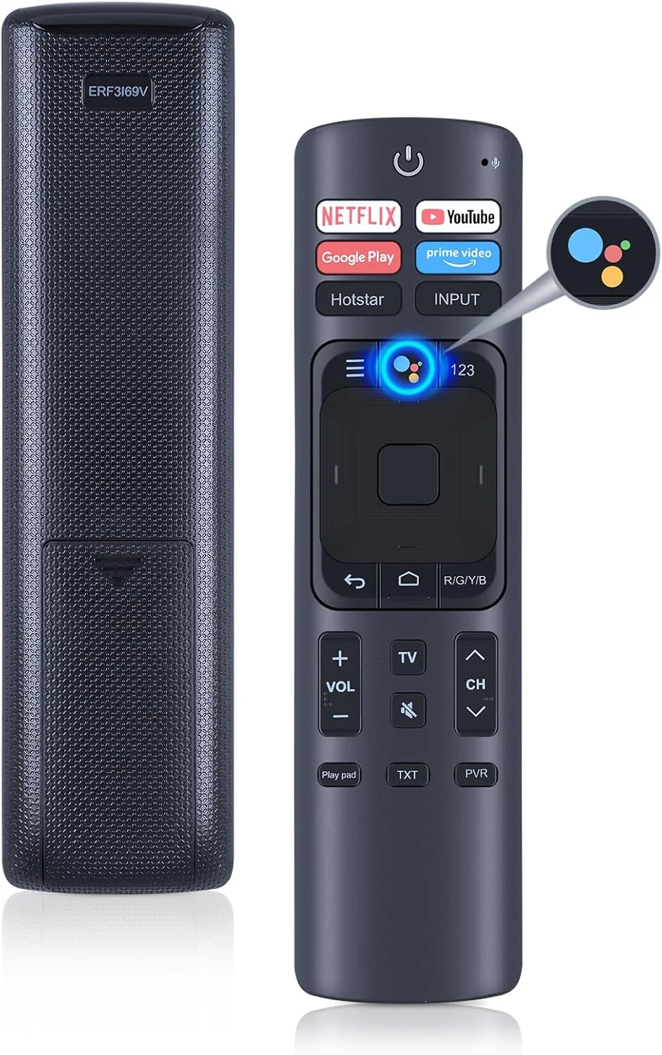 ریموت کنترل صوتی جایگزین ERF3I69V جدید مناسب برای تلویزیون هوشمند ال ای دی HISENSE مدل های 43H7C 50H5C 50H8C 55H6B 65H10B 55Q8809 55H9100E 65H9100E