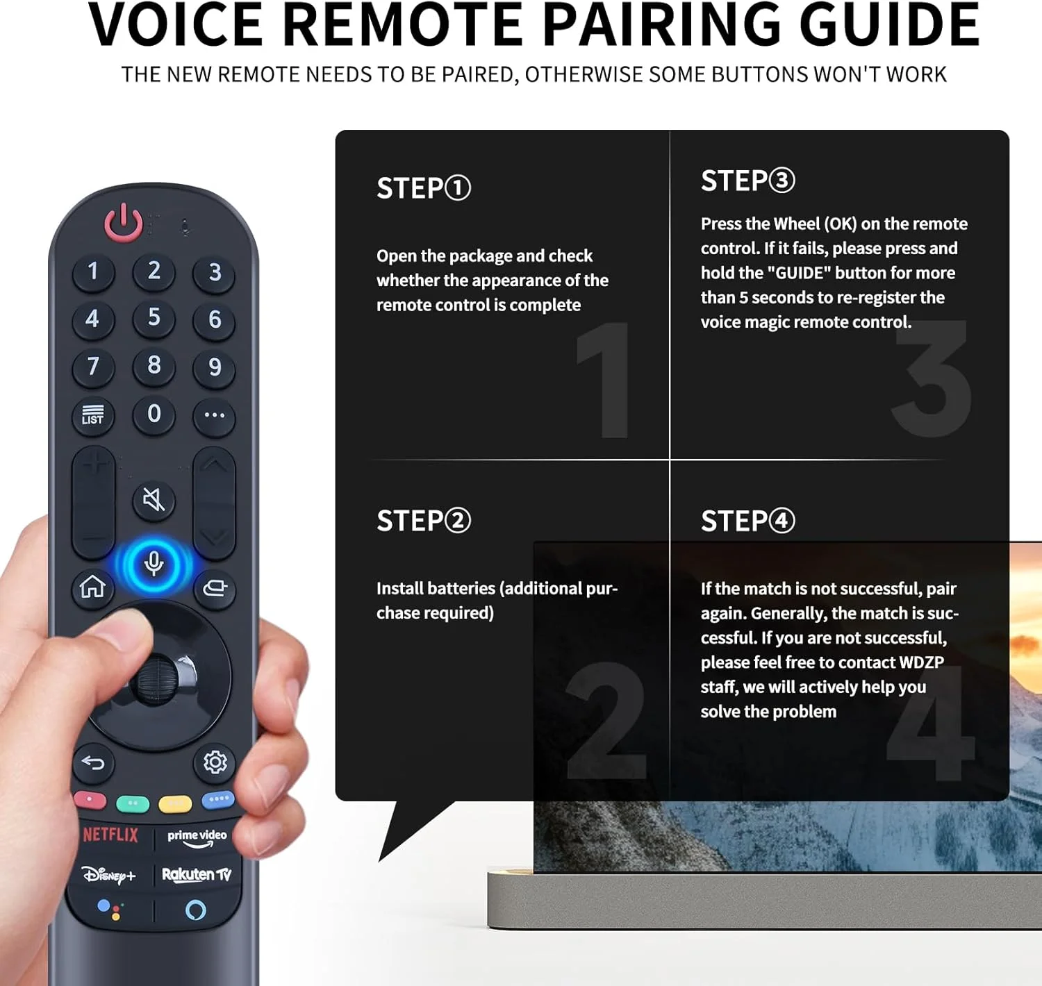 ریموت کنترل جادویی صوتی AN-MR21GC MR21GC سازگار با تلویزیون های هوشمند ال جی 2019 2020 2021 ریموت کنترل جادویی صوتی AN-MR21GC MR21GC سازگار با تلویزیون های هوشمند ال جی 2019 2020 2021