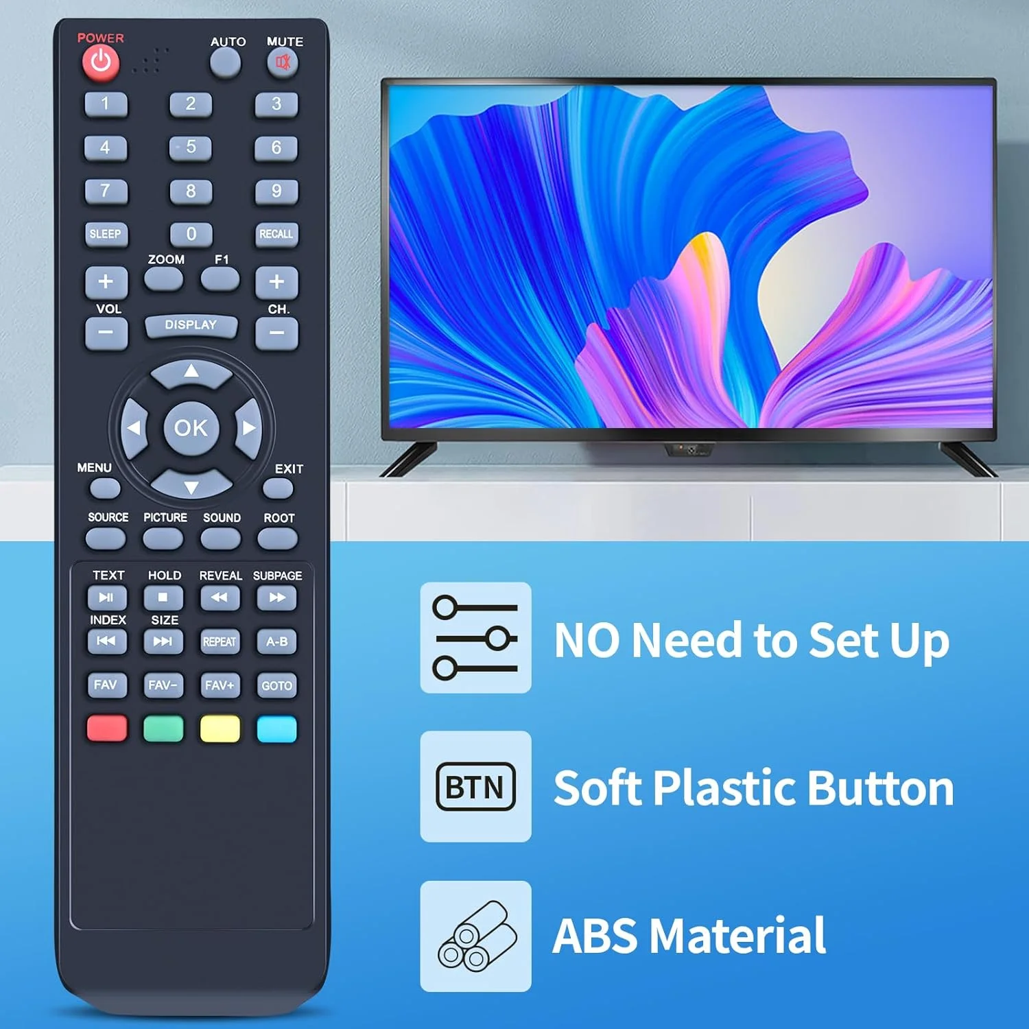 ریموت کنترل جدید EN-83801 مناسب برای تلویزیون های ال سی دی و ال ای دی هایسنس مدل LEDN40D36P