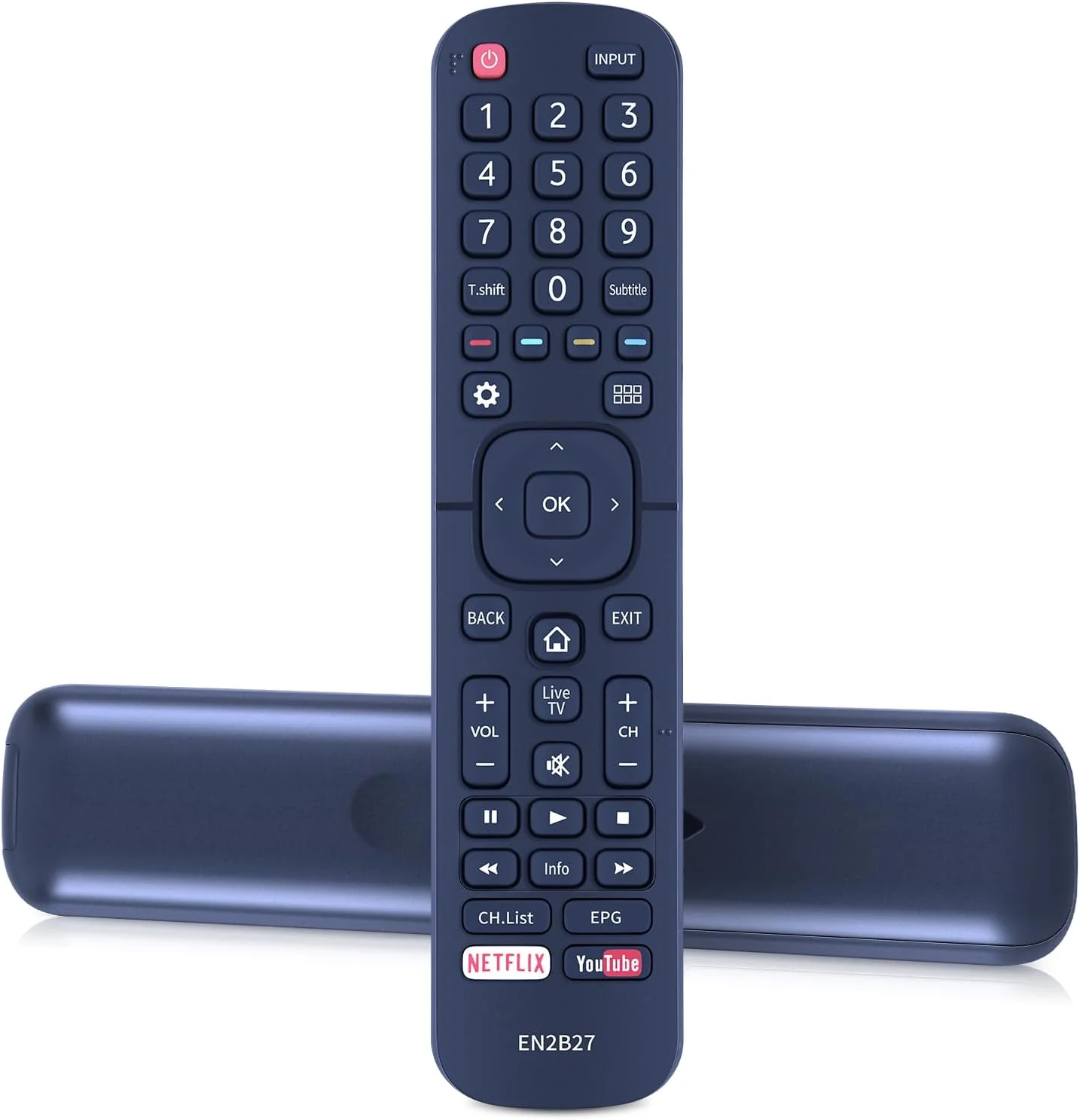 ریموت کنترل جایگزین WDZP EN2B27 برای تلویزیون هایسنس RC3394402 / 01 3139 238 29621 EN2B27