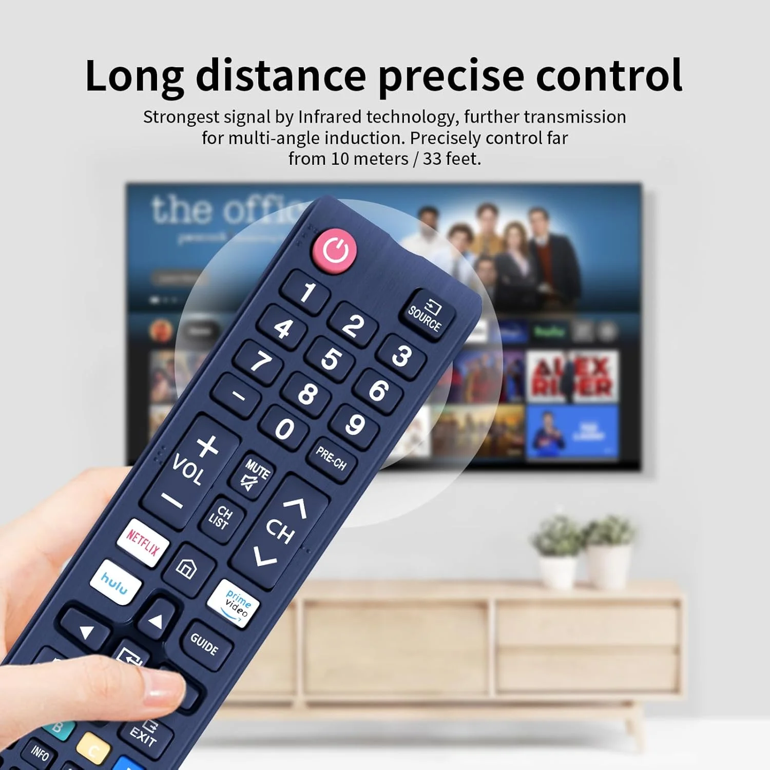 ریموت کنترل جهانی WDZP برای تمام تلویزیون های هوشمند سامسونگ LCD LED SUHD UHD HDTV 3D مدل های BN59-01199F BN59-01315B BN59-01315J BN59-01315N N59-01315A BN59-01315D BN59-01199F BN59-01178W