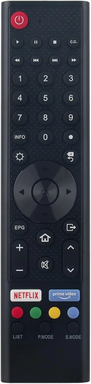 ریموت کنترل جایگزین جدید VINABTY مناسب برای ریموت کنترل تلویزیون CHIQ - مشکی ریموت کنترل جایگزین جدید VINABTY مناسب برای ریموت کنترل تلویزیون CHIQ - مشکی