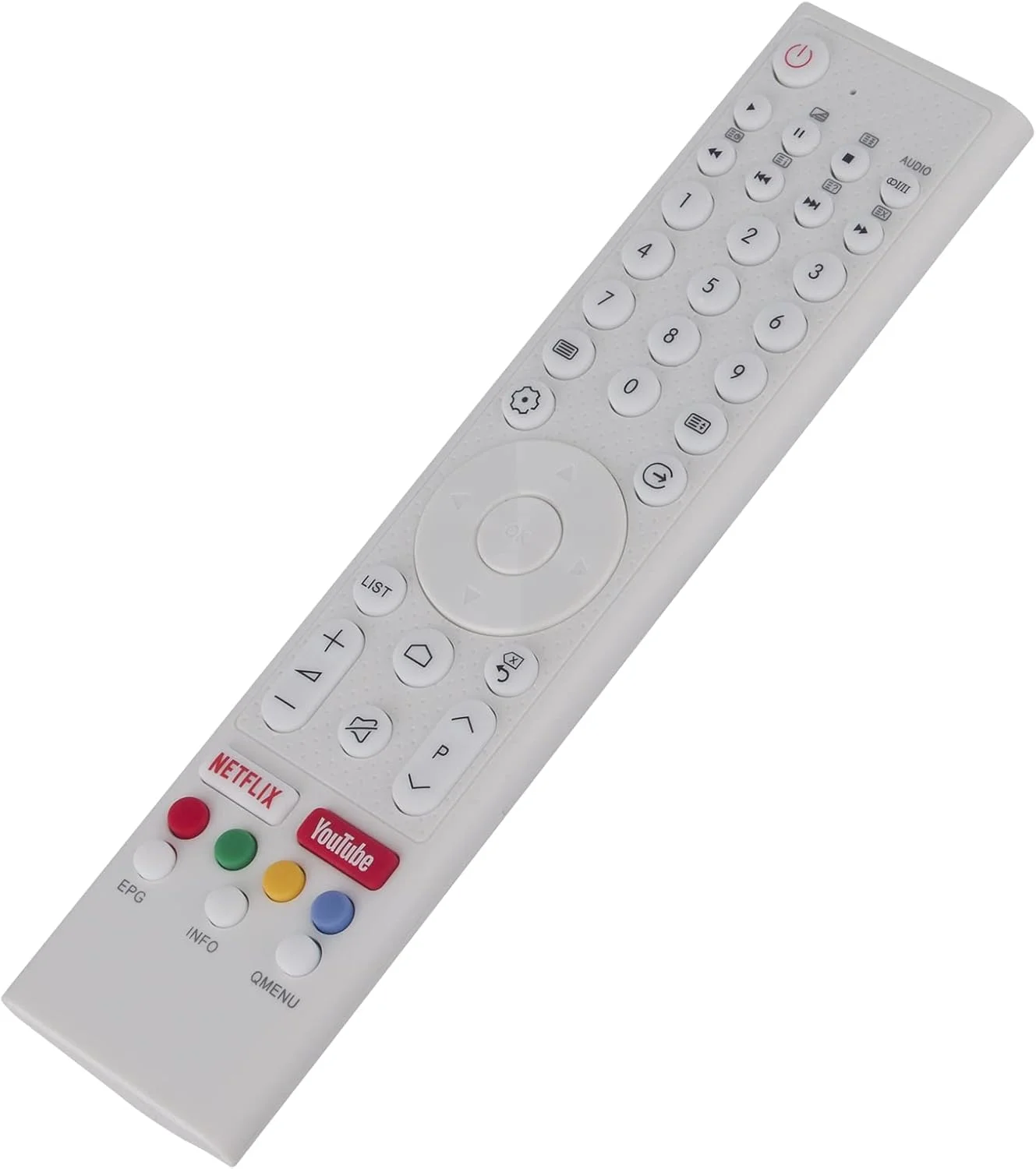 ریموت کنترل جایگزین جدید VINABTY مناسب برای تلویزیون CHIQ با کلیدهای NETFLIX و YOUTUBE