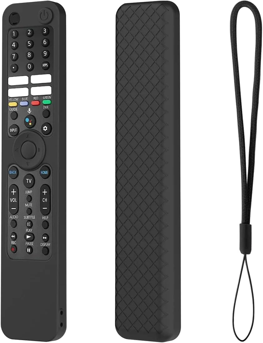 کاور سیلیکونی ریموت کنترل تلویزیون سونی 4K مدل RMF-TX621E RMF-TX520P RMF-TX621P RMF-TX520U RMF-TX600U ضد ضربه (مشکی)