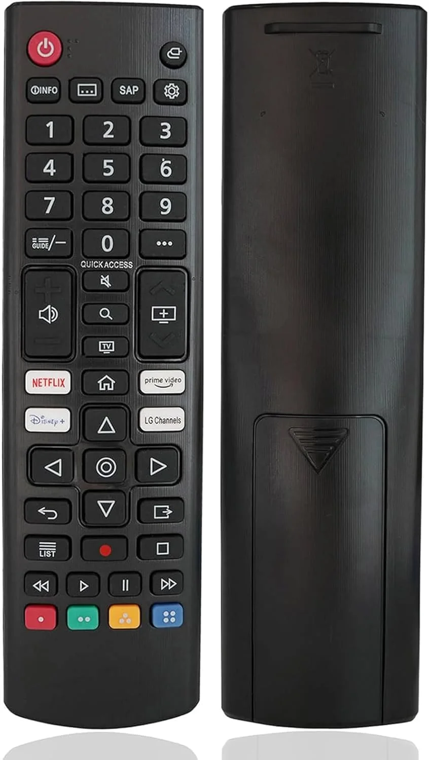 Universal Replacement Remote for LG Smart TVs – Compatible with LCD, LED, OLED, UHD, HDTV, Plasma, Magic, 3D, 4K WebOS Models (AKB75095307, AKB75375604, AKB75675304, AKB74915305)