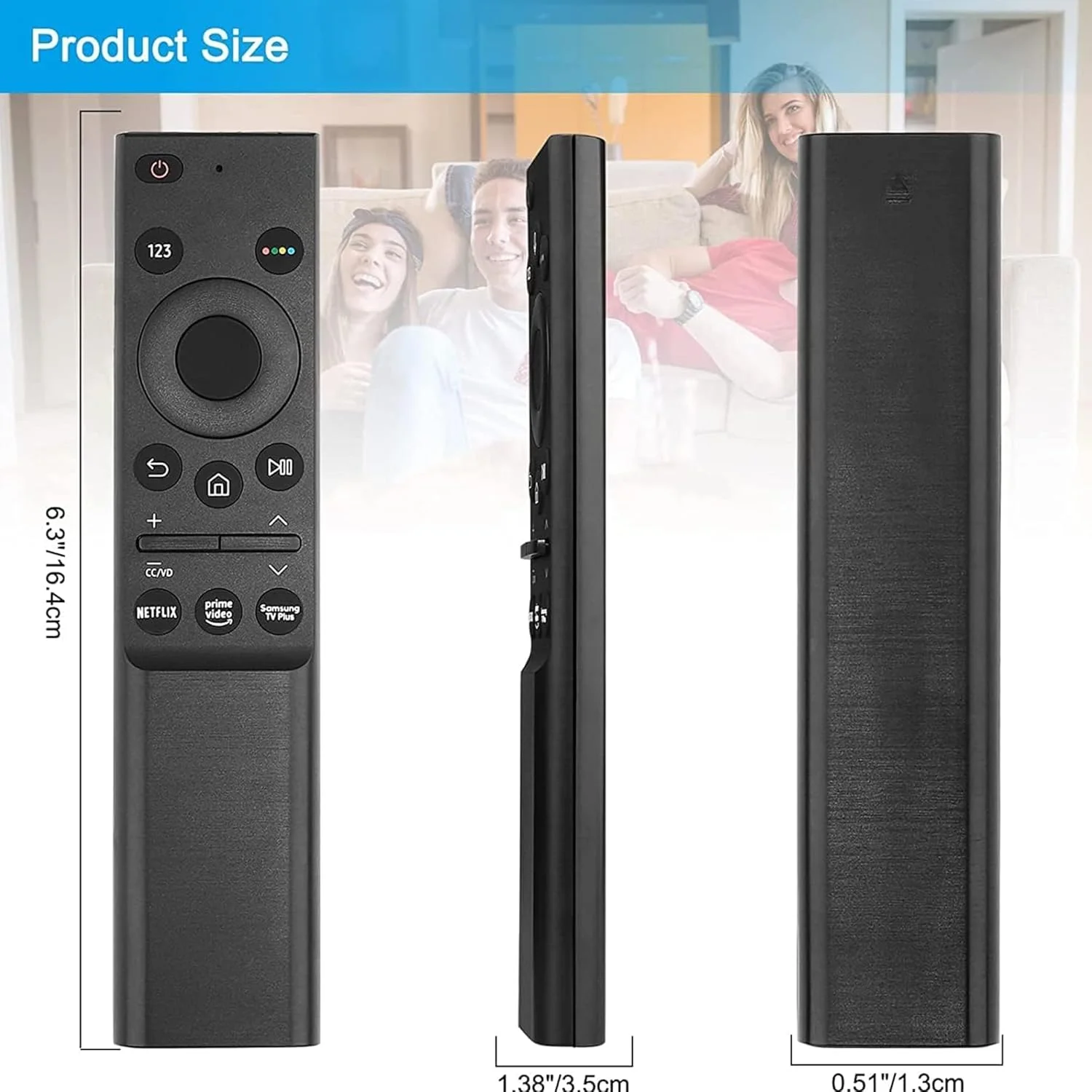 ریموت کنترل تلویزیون سامسونگ جایگزین جهانی برای تلویزیون های سامسونگ سازگار با تمام مدل های تلویزیون سامسونگ