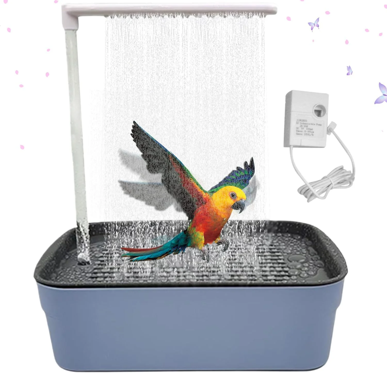 دوش آب چرخشی حمام حیوانات خانگی، دوش آب چرخشی اتوماتیک پرندگان، دوش مرغ عشق، دوش چند منظوره پرندگان، برای طوطی های کوچک، مرغ عشق ها، عروس هلندی ها دوش آب چرخشی حمام حیوانات خانگی، دوش آب چرخشی اتوماتیک پرندگان، دوش مرغ عشق، دوش چند منظوره پرندگان، برای طوطی های کوچک، مرغ عشق ها، عروس هلندی ها