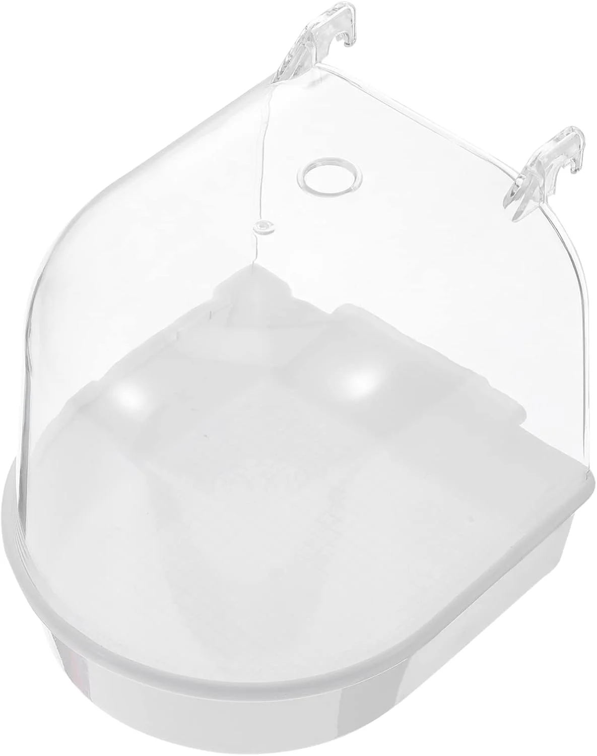 وان حمام پرنده، جعبه حمام طوطی، لوازم جانبی قفس طوطی آویزان با قلاب، جعبه دوش آب، سینی نگهدارنده غذای پرندگان کوچک، قناری، طوطی، مرغ عشق وان حمام پرنده، جعبه حمام طوطی، لوازم جانبی قفس طوطی آویزان با قلاب، جعبه دوش آب، سینی نگهدارنده غذای پرندگان کوچک، قناری، طوطی، مرغ عشق