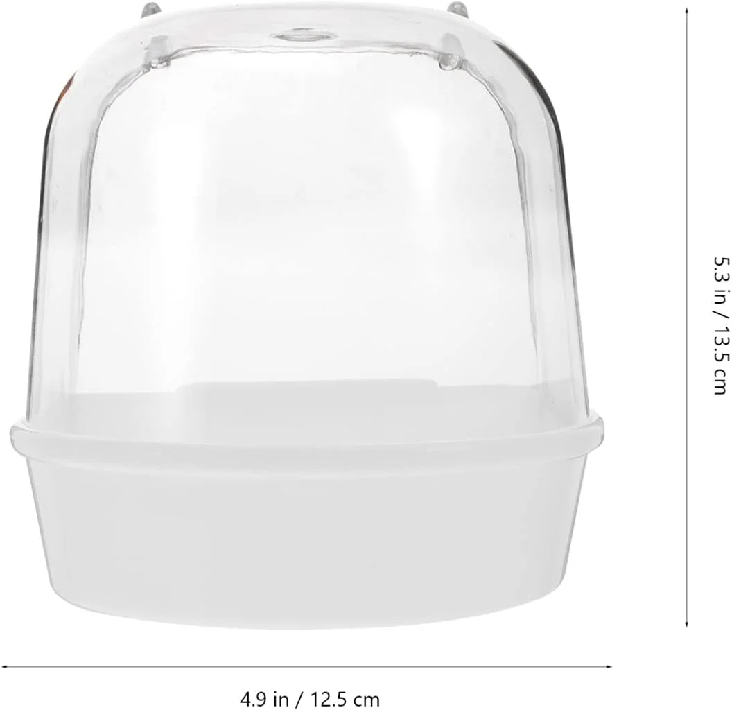وان حمام پرنده، جعبه حمام طوطی، لوازم جانبی قفس طوطی آویزان با قلاب، جعبه دوش آب، سینی نگهدارنده غذای پرندگان کوچک، قناری، طوطی، مرغ عشق وان حمام پرنده، جعبه حمام طوطی، لوازم جانبی قفس طوطی آویزان با قلاب، جعبه دوش آب، سینی نگهدارنده غذای پرندگان کوچک، قناری، طوطی، مرغ عشق