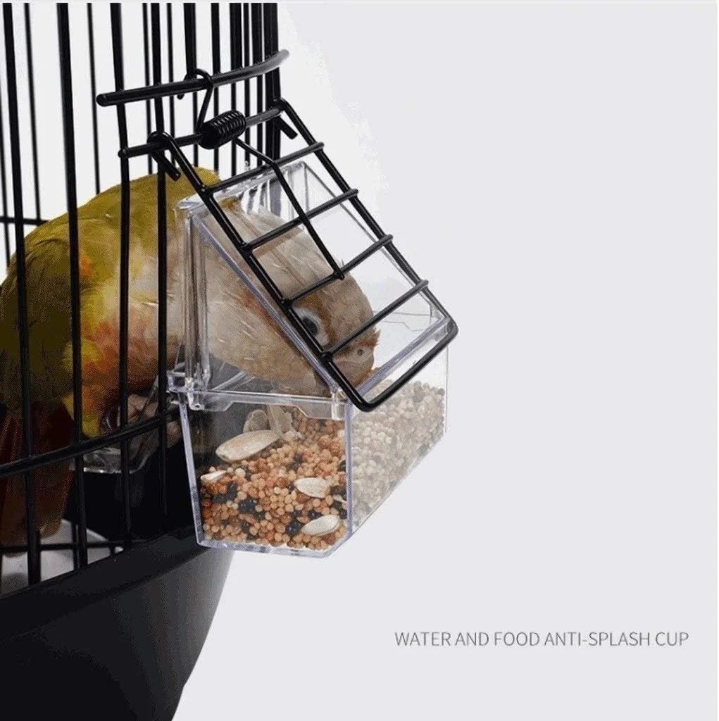 قفس پرنده فولادی پیائولینگ، قفس طوطی، قناری، مرغ عشق، عروس هلندی با چوب نشیمنگاه و ظروف غذا، بادوام قفس پرنده فولادی پیائولینگ، قفس طوطی، قناری، مرغ عشق، عروس هلندی با چوب نشیمنگاه و ظروف غذا، بادوام