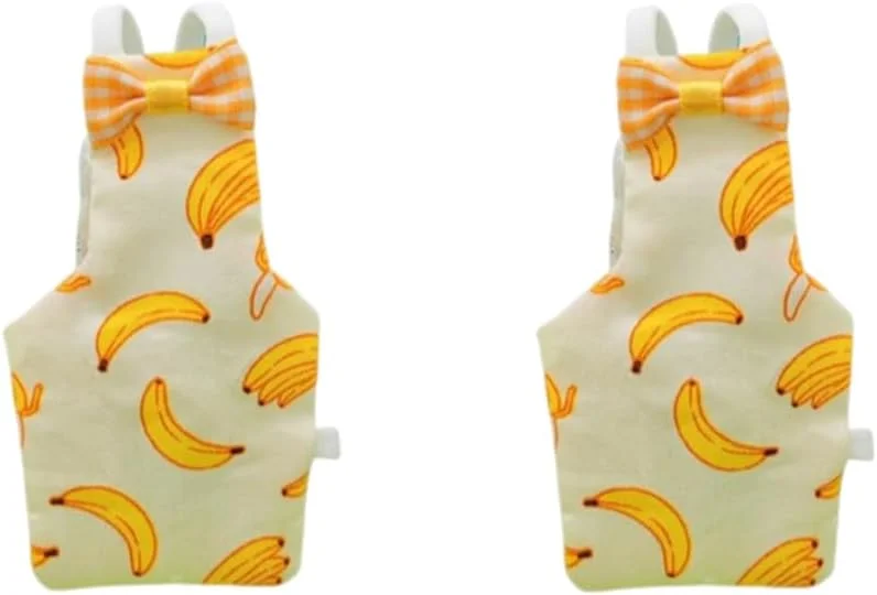 لباس طوطی ZIBUYU مدل 2 عددی، جامپر مرغ عشق، طرح پاپیون موز دوست داشتنی، لباس پرواز پرنده، طراحی بند الاستیک، سبک و راحت، قابل شستشو، سایز S لباس طوطی ZIBUYU مدل 2 عددی، جامپر مرغ عشق، طرح پاپیون موز دوست داشتنی، لباس پرواز پرنده، طراحی بند الاستیک، سبک و راحت، قابل شستشو، سایز S