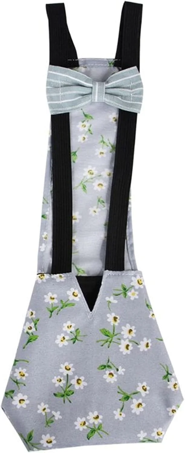 zhengpingpai پوشک مرغ حیوانات خانگی، لباس غاز طیور شایان ستایش و قابل شستشو با طراحی پاپیون و نوار الاستیک (رنگ: آبی، سایز: M) zhengpingpai پوشک مرغ حیوانات خانگی، لباس غاز طیور شایان ستایش و قابل شستشو با طراحی پاپیون و نوار الاستیک (رنگ: آبی، سایز: M)