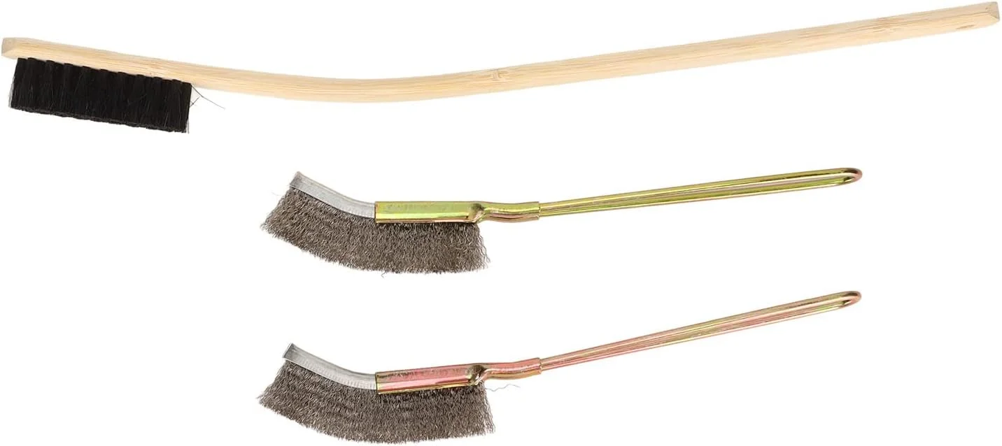 ابزار نظافت قفس پرنده Zerodis، برس های تمیز کننده قفس پرنده با دسته بلند، برس قفس پرنده چوبی و استیل ضد زنگ برای قفس طوطی، لانه و میله ابزار نظافت قفس پرنده Zerodis، برس های تمیز کننده قفس پرنده با دسته بلند، برس قفس پرنده چوبی و استیل ضد زنگ برای قفس طوطی، لانه و میله