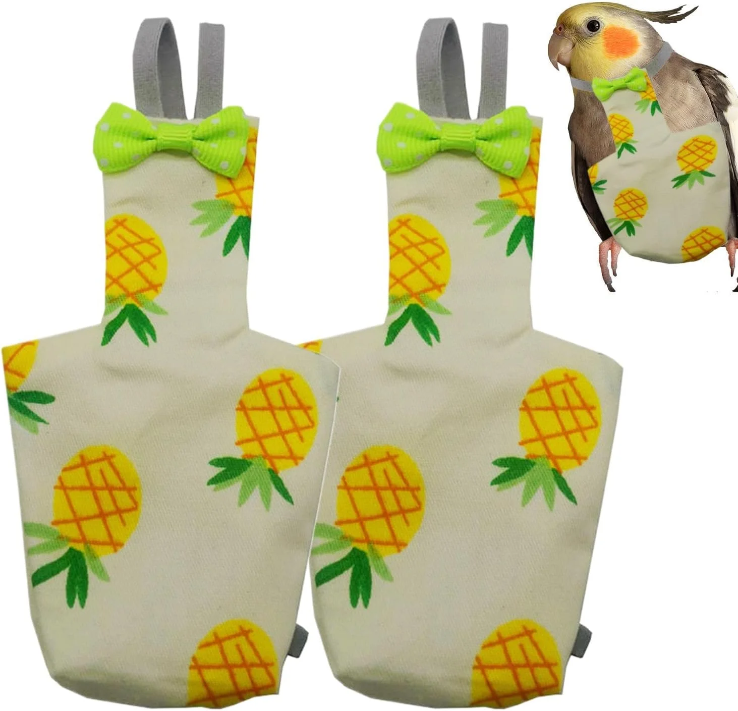 پوشک کوچک پرنده، پوشک قابل شستشو لباس طوطی | 2 عدد پوشک آموزشی لوازم حیوانات خانگی، آسترهای نرم ضد نشت برای مرغ عشق، عروس هلندی، ماکائو، کبوتر پوشک کوچک پرنده، پوشک قابل شستشو لباس طوطی | 2 عدد پوشک آموزشی لوازم حیوانات خانگی، آسترهای نرم ضد نشت برای مرغ عشق، عروس هلندی، ماکائو، کبوتر