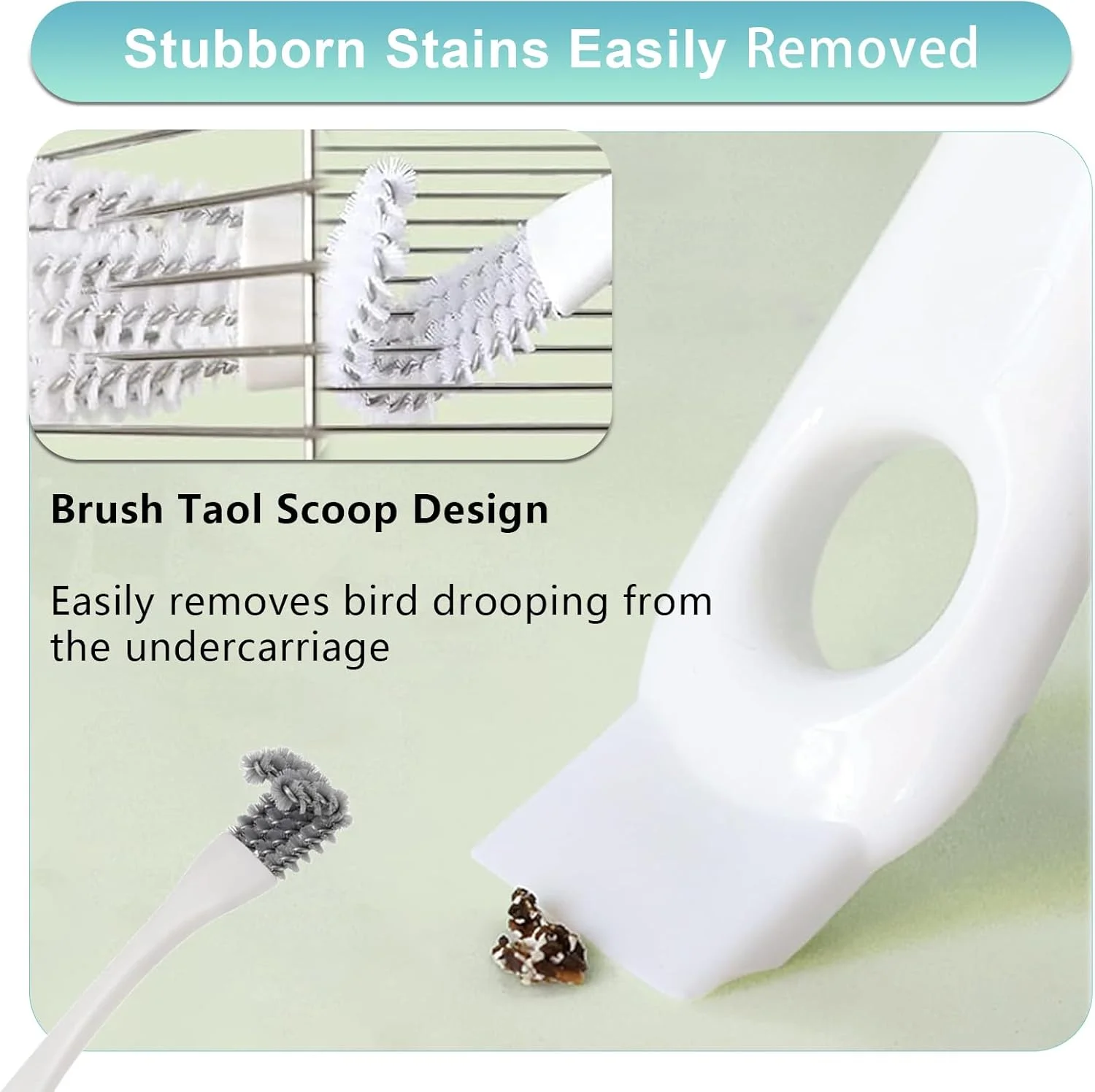 تمیز کننده قفس پرنده Wbgraceful با دسته بلند و بیلچه تمیز کننده قفس پرنده Wbgraceful با دسته بلند و بیلچه