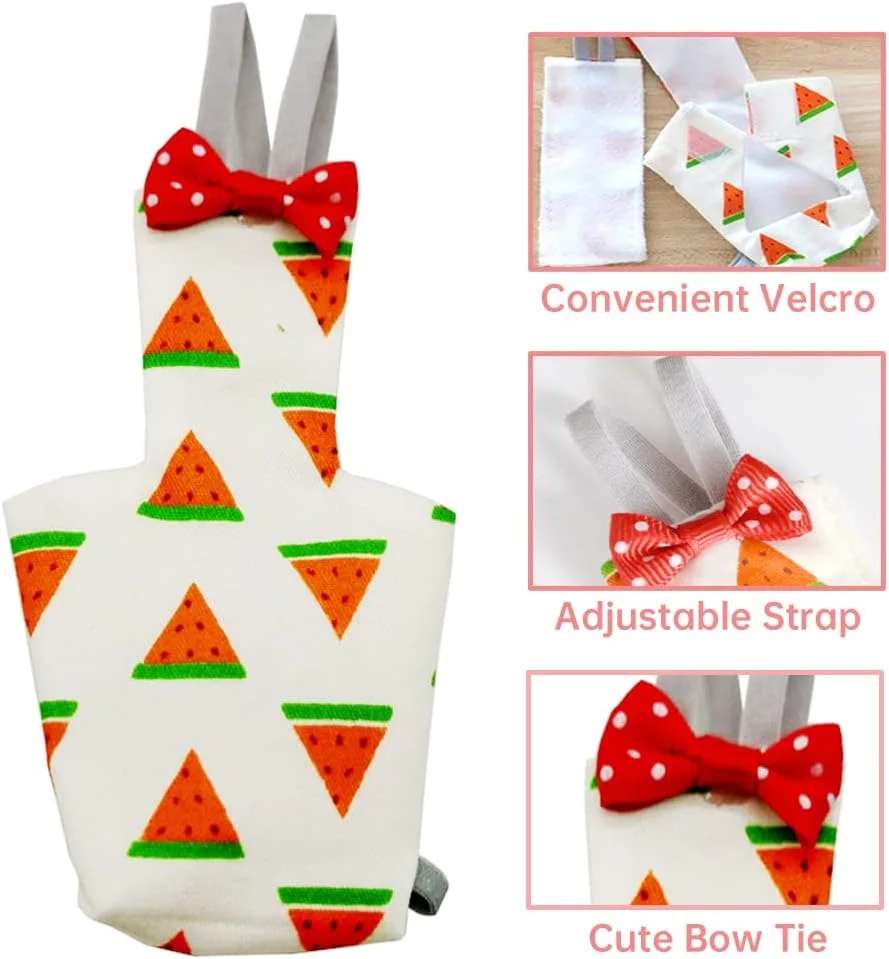 6 عدد پوشک پرنده، پوشک طوطی قابل شستشو و استفاده مجدد با لایه داخلی ضد آب، لباس پرواز پرندگان کوچک نرم برای مرغ عشق، طوطی کوتوله، عروس هلندی 6 عدد پوشک پرنده، پوشک طوطی قابل شستشو و استفاده مجدد با لایه داخلی ضد آب، لباس پرواز پرندگان کوچک نرم برای مرغ عشق، طوطی کوتوله، عروس هلندی