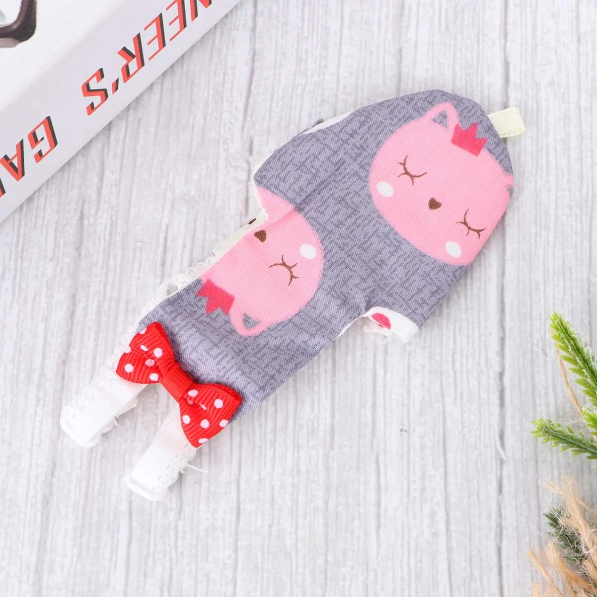 پوشک پرنده قابل شستشو، پوشک پرنده طوطی قابل استفاده مجدد، پوشک ضد آب پرنده، شلوار پوشک لوازم حیوانات خانگی برای کوکاتیل (گربه خاکستری L)