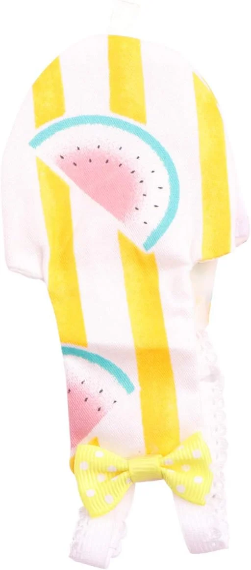 پوشک پرنده قابل شستشو، پوشک پرنده طوطی قابل استفاده مجدد، پوشک ضد آب پرنده، شلوار پوشک پرنده، لوازم حیوانات خانگی برای عروس هلندی (هندوانه XS)