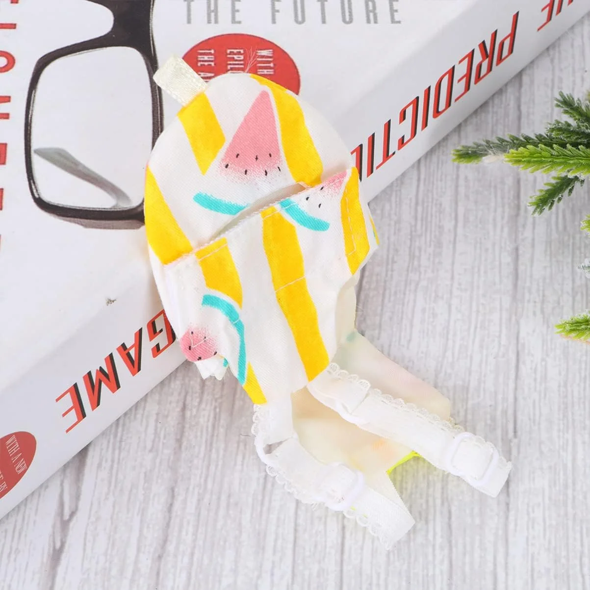 پوشک پرنده قابل شستشو، پوشک پرنده طوطی قابل استفاده مجدد، پوشک ضد آب پرنده، شلوار پوشک، لوازم حیوانات خانگی برای کوکاتیل (هندوانه S)