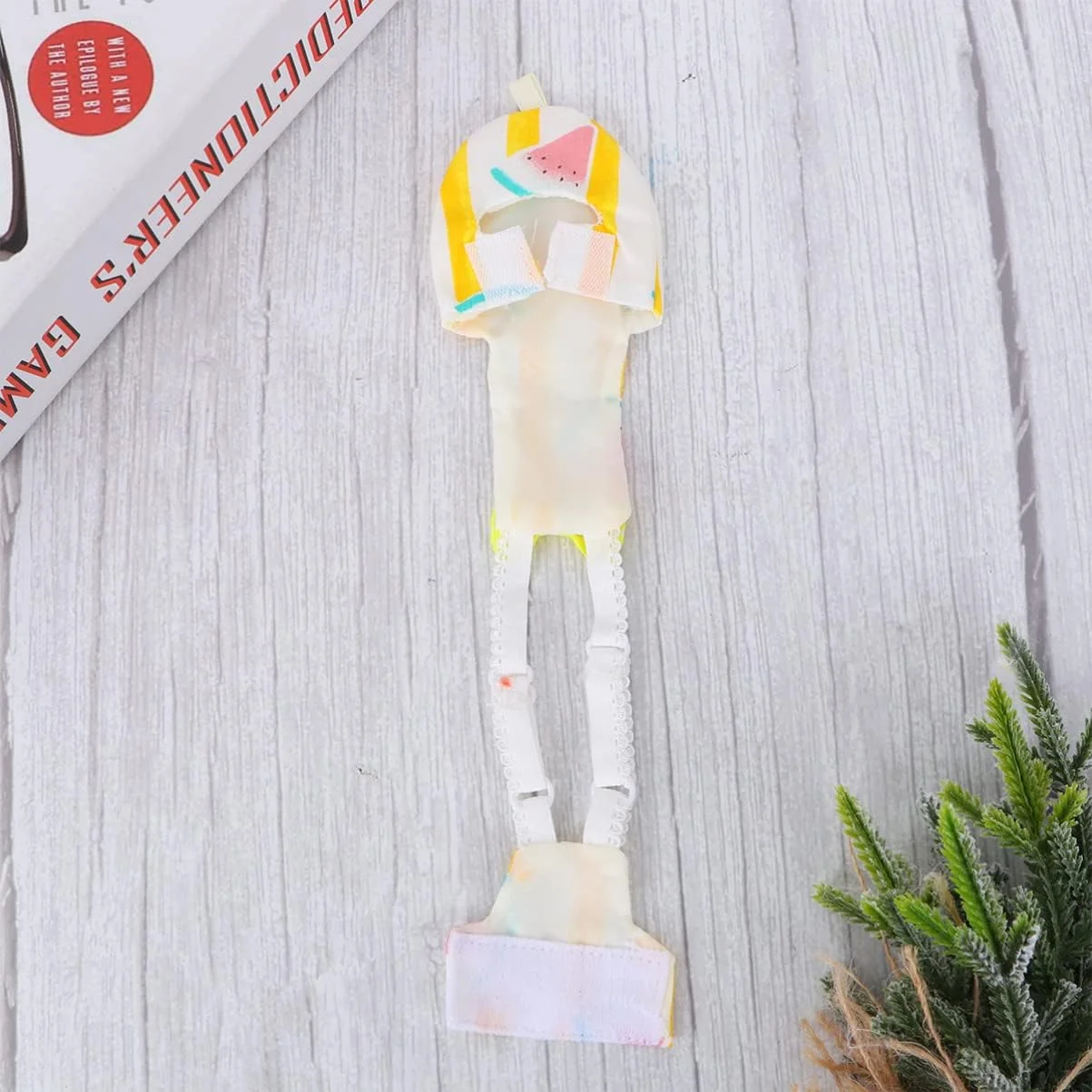 پوشک پرنده قابل شستشو، پوشک پرنده طوطی قابل استفاده مجدد، پوشک ضد آب پرنده، شلوار پوشک، لوازم حیوانات خانگی برای کوکاتیل (هندوانه S)