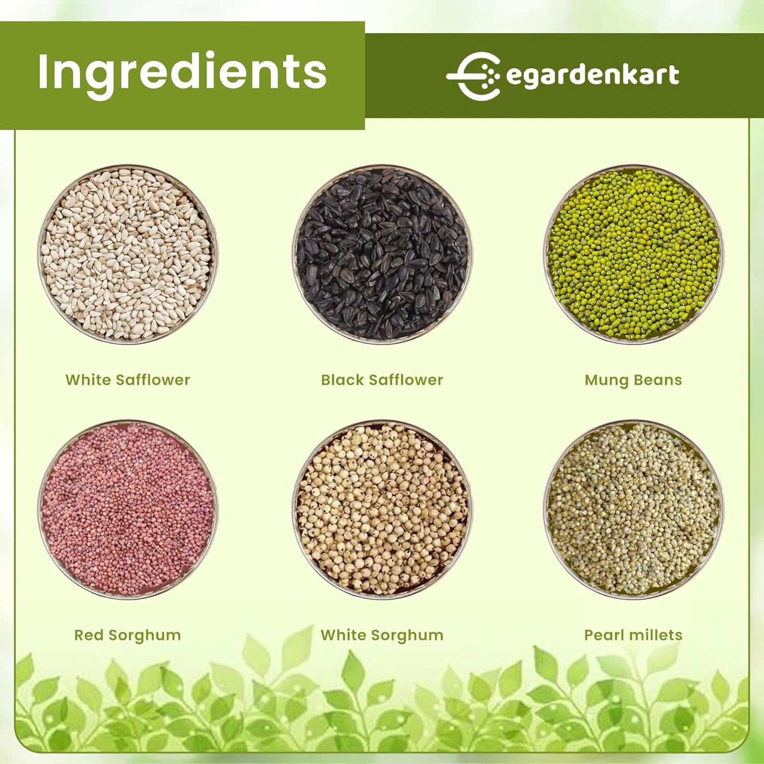 غذای پرندگان وحشی Egardenkart وزن 10 کیلوگرم - مخلوط دانه اقتصادی پرندگان برای انواع پرندگان وحشی | خوراک پرنده برای کبوتر، مینا، چکاوک، بلبل، گنجشک، هدهد | دانه های پرندگان در فضای باز (10 کیلوگرم، دانه های کوچک) غذای پرندگان وحشی Egardenkart وزن 10 کیلوگرم - مخلوط دانه اقتصادی پرندگان برای انواع پرندگان وحشی | خوراک پرنده برای کبوتر، مینا، چکاوک، بلبل، گنجشک، هدهد | دانه های پرندگان در فضای باز (10 کیلوگرم، دانه های کوچک)