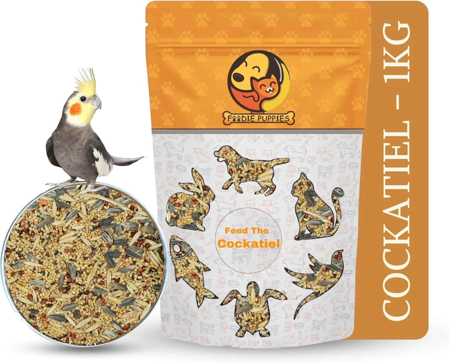 غذای پرنده فودی پاپی مخصوص عروس هلندی - 1 کیلوگرم | مخلوط دانه های ممتاز طبیعی و سالم، دانه قناری، تخمه آفتابگردان | دانه های غذای روزانه پرندگان | تمام مراحل زندگی (کیسه - غذای عروس هلندی، 1 کیلوگرم) غذای پرنده فودی پاپی مخصوص عروس هلندی - 1 کیلوگرم | مخلوط دانه های ممتاز طبیعی و سالم، دانه قناری، تخمه آفتابگردان | دانه های غذای روزانه پرندگان | تمام مراحل زندگی (کیسه - غذای عروس هلندی، 1 کیلوگرم)