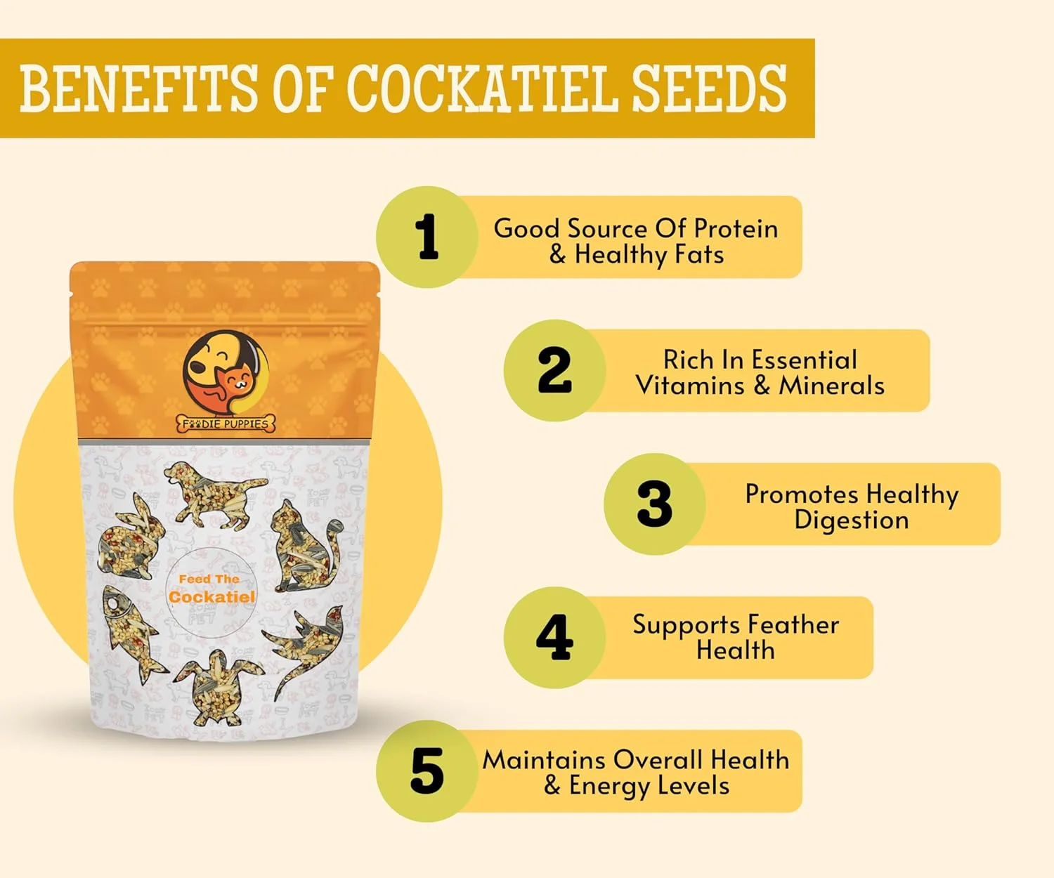 غذای پرنده فودی پاپی مخصوص عروس هلندی - 1 کیلوگرم | مخلوط دانه های ممتاز طبیعی و سالم، دانه قناری، تخمه آفتابگردان | دانه های غذای روزانه پرندگان | تمام مراحل زندگی (کیسه - غذای عروس هلندی، 1 کیلوگرم) غذای پرنده فودی پاپی مخصوص عروس هلندی - 1 کیلوگرم | مخلوط دانه های ممتاز طبیعی و سالم، دانه قناری، تخمه آفتابگردان | دانه های غذای روزانه پرندگان | تمام مراحل زندگی (کیسه - غذای عروس هلندی، 1 کیلوگرم)