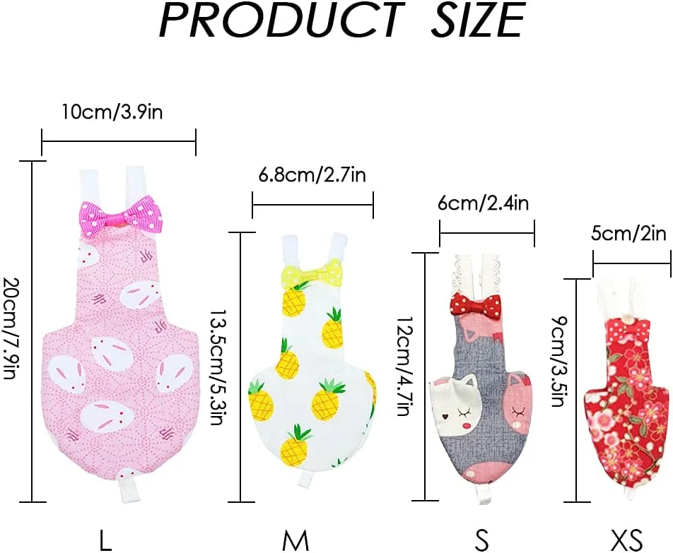 ست چهارتایی پوشک پرنده، قابل شستشو و استفاده مجدد، لباس پرواز نرم پرندگان، لباس محافظ پرنده با لایه داخلی ضد آب برای طوطی ماکائو، باجی و کاکادو ست چهارتایی پوشک پرنده، قابل شستشو و استفاده مجدد، لباس پرواز نرم پرندگان، لباس محافظ پرنده با لایه داخلی ضد آب برای طوطی ماکائو، باجی و کاکادو