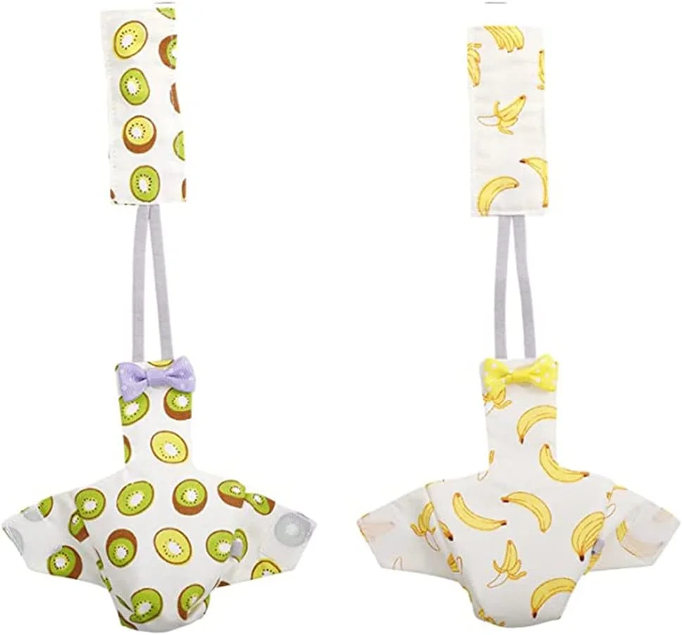 2 عدد پوشک پرنده لباس پرواز طوطی زیبا قابل شستشو و تنفس با پاپیون تزئینی لباس پرندگان خانگی برای مرغ عشق و عروس هلندی 2 عدد پوشک پرنده لباس پرواز طوطی زیبا قابل شستشو و تنفس با پاپیون تزئینی لباس پرندگان خانگی برای مرغ عشق و عروس هلندی