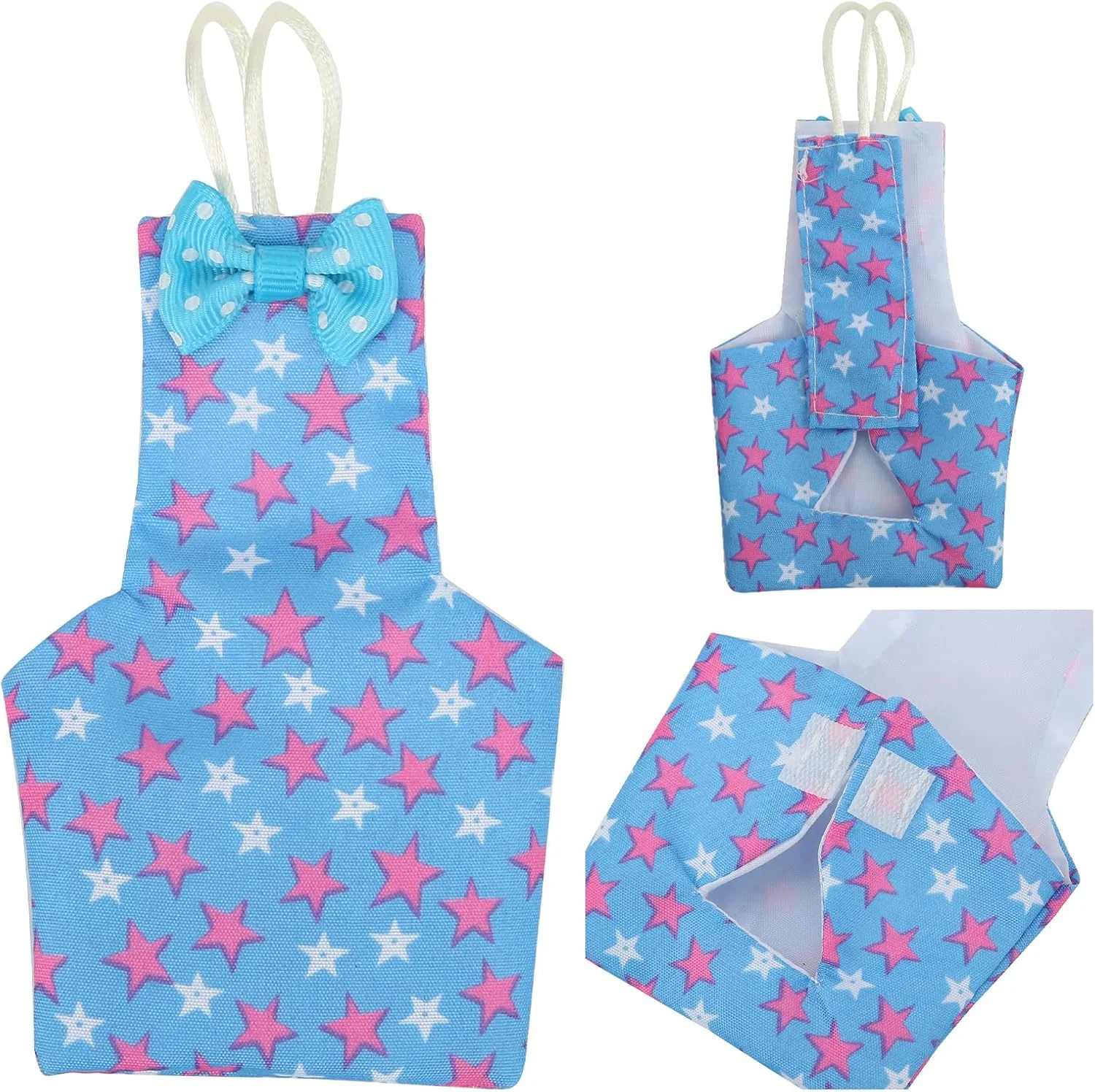 پوشک پرندگان MLDWME، پوشک پرنده قابل شستشو، قابل استفاده مجدد، تنفس پذیر و زیبا برای مرغ عشق، طوطی و کاکادو (M, Five Stars) پوشک پرندگان MLDWME، پوشک پرنده قابل شستشو، قابل استفاده مجدد، تنفس پذیر و زیبا برای مرغ عشق، طوطی و کاکادو (M, Five Stars)