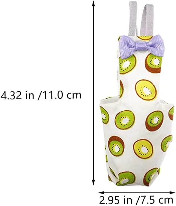 2 عدد پوشک پرنده لباس پرواز طوطی زیبا قابل شستشو و تنفس با پاپیون تزئینی لباس پرندگان خانگی برای مرغ عشق و عروس هلندی