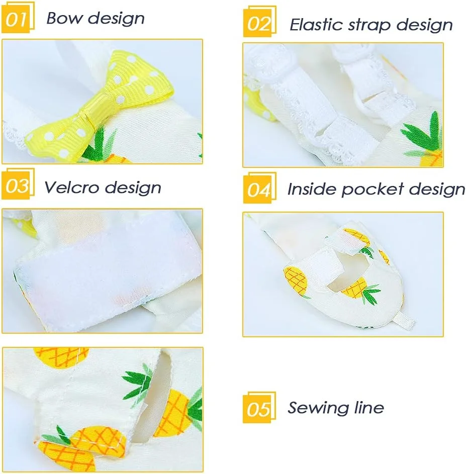 ست چهارتایی پوشک پرنده، قابل شستشو و استفاده مجدد، لباس پرواز نرم پرندگان، لباس محافظ پرنده با لایه داخلی ضد آب برای طوطی ماکائو، باجی و کاکادو ست چهارتایی پوشک پرنده، قابل شستشو و استفاده مجدد، لباس پرواز نرم پرندگان، لباس محافظ پرنده با لایه داخلی ضد آب برای طوطی ماکائو، باجی و کاکادو