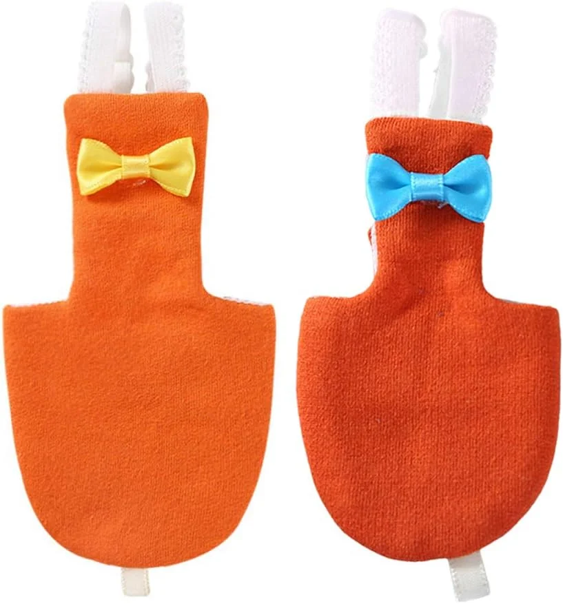 لباس پرواز پوشک طوطی با پاپیون، پوشک پرنده محافظ دانه قابل شستشو برای مرغ عشق، کوکاتیل، پاراکیت، کاکادو (2 عدد رنگ تصادفی، سایز XS) لباس پرواز پوشک طوطی با پاپیون، پوشک پرنده محافظ دانه قابل شستشو برای مرغ عشق، کوکاتیل، پاراکیت، کاکادو (2 عدد رنگ تصادفی، سایز XS)