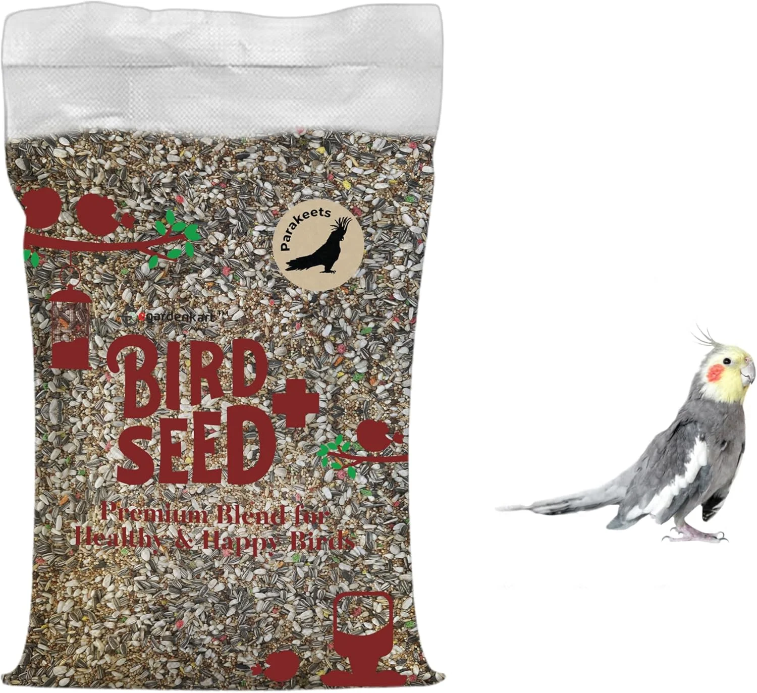 ایگاردن کارت، غذای پرمیوم پرندگان برای مرغ عشق - 20 کیلوگرم | دانه پرنده برای مرغ عشق و پرندگان کوچک | مخلوط غذای پرندگان غنی از مواد مغذی برای سلامتی و شادی (20 کیلوگرم) ایگاردن کارت، غذای پرمیوم پرندگان برای مرغ عشق - 20 کیلوگرم | دانه پرنده برای مرغ عشق و پرندگان کوچک | مخلوط غذای پرندگان غنی از مواد مغذی برای سلامتی و شادی (20 کیلوگرم)