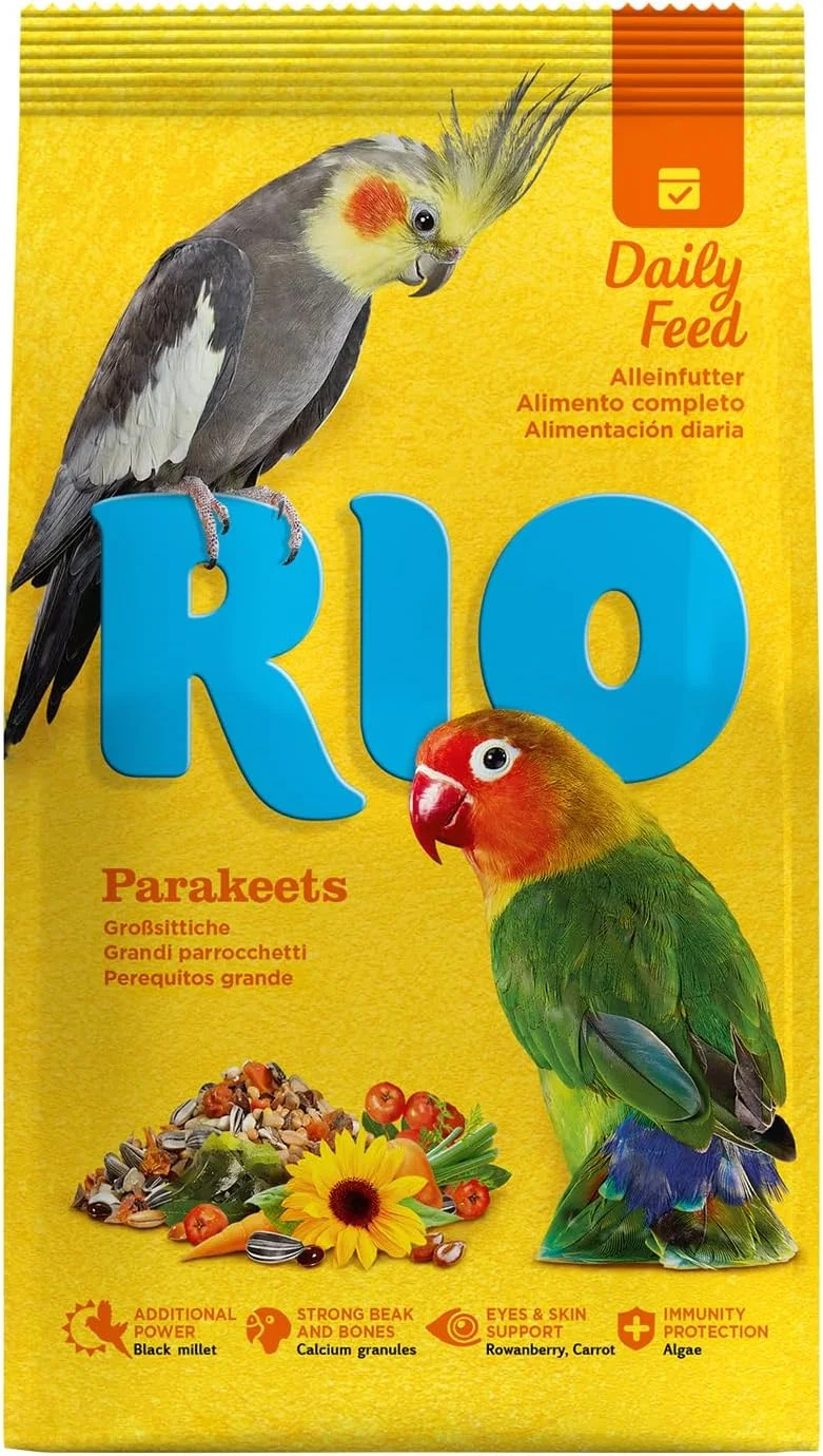 غذای روزانه ریو برای مرغ عشق 1 کیلوگرم غذای روزانه ریو برای مرغ عشق 1 کیلوگرم