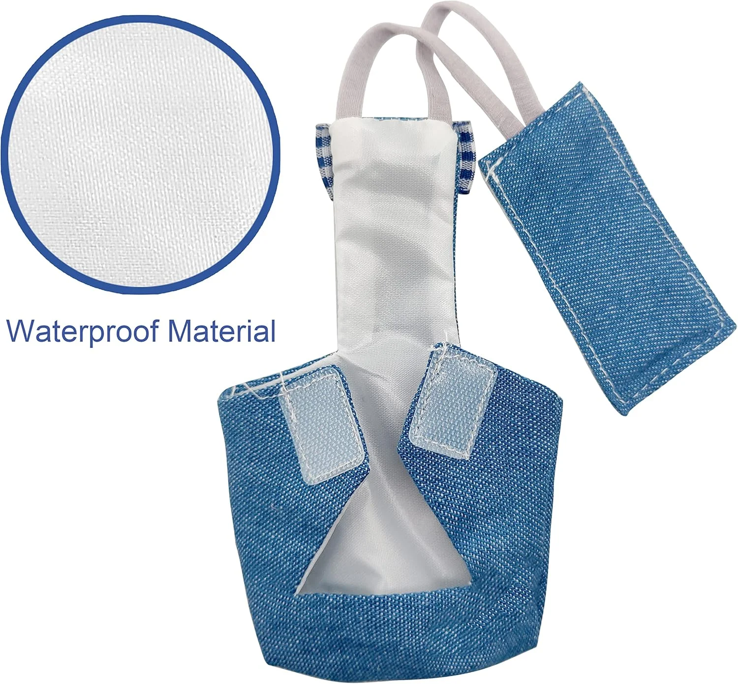 لباس پرواز با افسار و پوشک پرنده VANFAVORI مناسب طوطی، عروس هلندی و سایر پرندگان خانگی با وزن 80-105 گرم، سایز M، جنس جین، به همراه پد پنبه ای لباس پرواز با افسار و پوشک پرنده VANFAVORI مناسب طوطی، عروس هلندی و سایر پرندگان خانگی با وزن 80-105 گرم، سایز M، جنس جین، به همراه پد پنبه ای