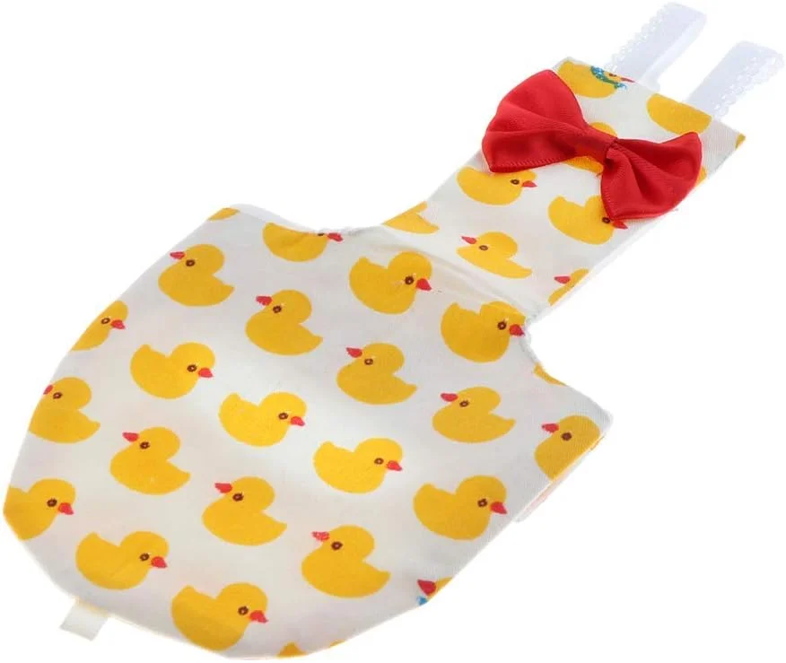 پوشک پرنده Tenlacum، پد ادرار مناسب برای حیوانات خانگی، کبوتر، طوطی، طرح اردک و ماهی (اردک XL) پوشک پرنده Tenlacum، پد ادرار مناسب برای حیوانات خانگی، کبوتر، طوطی، طرح اردک و ماهی (اردک XL)