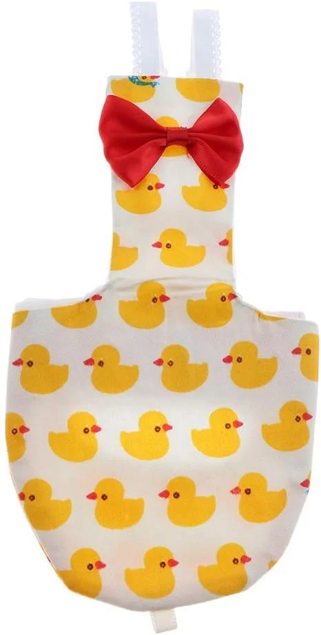 پوشک پرنده Tenlacum، پد ادرار مناسب برای حیوانات خانگی، کبوتر، طوطی، طرح اردک و ماهی (اردک XL) پوشک پرنده Tenlacum، پد ادرار مناسب برای حیوانات خانگی، کبوتر، طوطی، طرح اردک و ماهی (اردک XL)