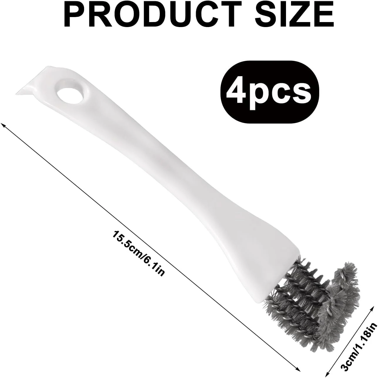 ست 4 عددی برس تمیز کننده قفس پرنده با دسته بلند، برس تمیز کننده قفس پرنده از جنس استیل ضد زنگ، لوازم کارآمد برای تمیز کردن فضولات طوطی، مناسب برای مرغ عشق، عروس هلندی و حیوانات خانگی کوچک ست 4 عددی برس تمیز کننده قفس پرنده با دسته بلند، برس تمیز کننده قفس پرنده از جنس استیل ضد زنگ، لوازم کارآمد برای تمیز کردن فضولات طوطی، مناسب برای مرغ عشق، عروس هلندی و حیوانات خانگی کوچک