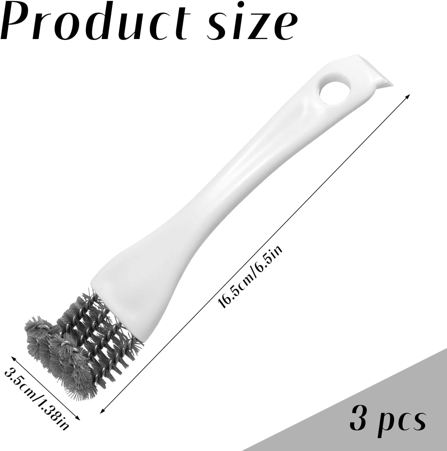 ست 3 عددی برس تمیز کننده قفس پرنده، برس تمیز کننده قفس پرنده از جنس استیل ضد زنگ، ابزار بادوام برای حذف فضولات قفس حیوانات خانگی، طوطی و لوازم جانبی تمیز کردن قفس طیور