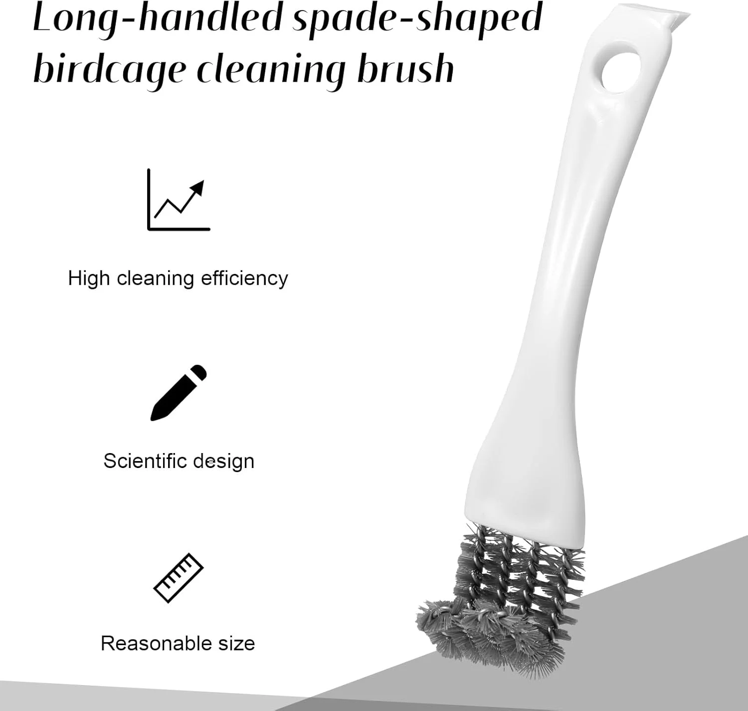 ست 3 عددی برس تمیز کننده قفس پرنده، برس تمیز کننده قفس پرنده از جنس استیل ضد زنگ، ابزار بادوام برای حذف فضولات قفس حیوانات خانگی، طوطی و لوازم جانبی تمیز کردن قفس طیور