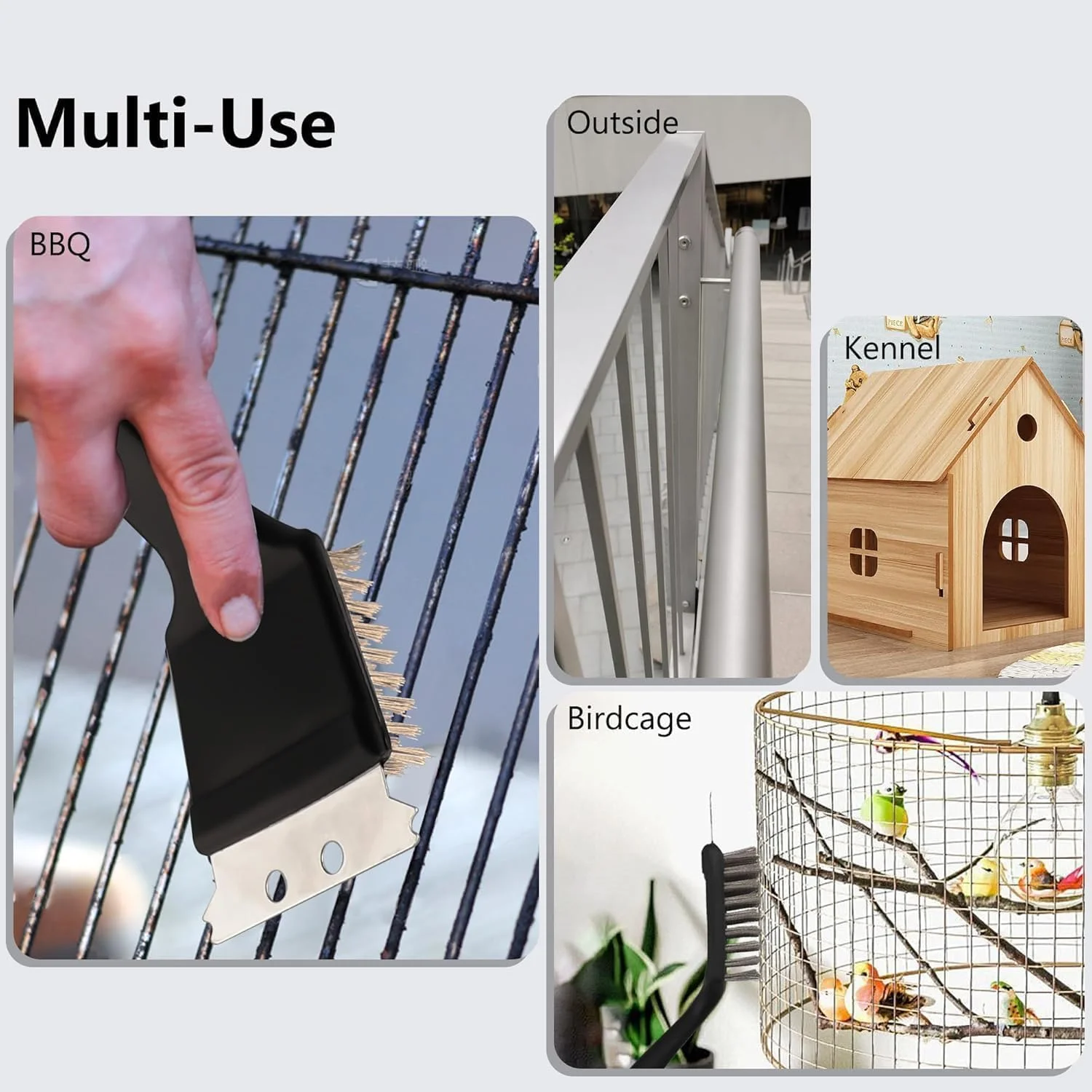 برس قفس پرنده، برس تمیز کننده فضولات پرنده دسته بلند استیل ضد زنگ با اسکراپر، تمیز کننده قفس پرنده برای تمیز کردن قفس پرندگان/طوطی/حیوانات خانگی، لانه ها، لوازم جانبی قفس پرنده برس قفس پرنده، برس تمیز کننده فضولات پرنده دسته بلند استیل ضد زنگ با اسکراپر، تمیز کننده قفس پرنده برای تمیز کردن قفس پرندگان/طوطی/حیوانات خانگی، لانه ها، لوازم جانبی قفس پرنده