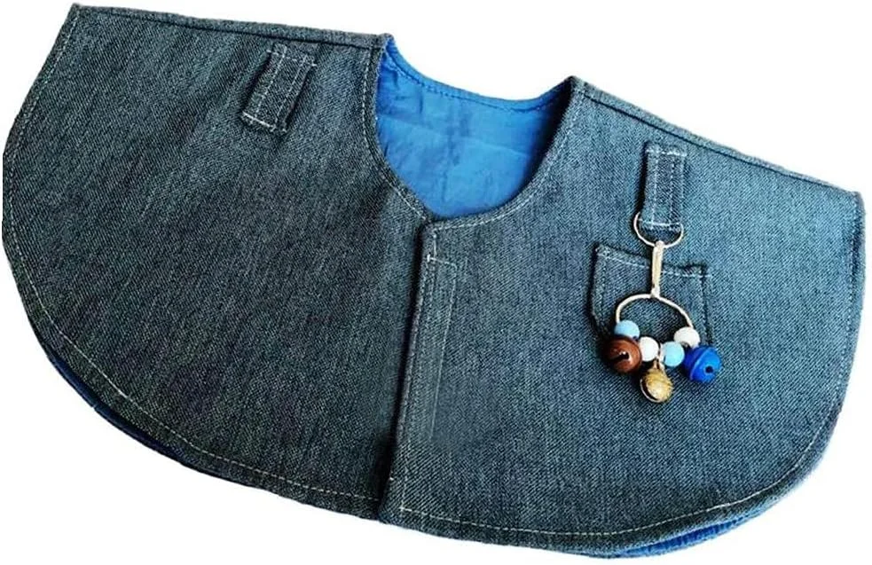 شال محافظ شانه ضد چنگ پرنده خانگی، مناسب برای طوطی و پاراکیت های کوچک و متوسط، چند منظوره، آبی شال محافظ شانه ضد چنگ پرنده خانگی، مناسب برای طوطی و پاراکیت های کوچک و متوسط، چند منظوره، آبی