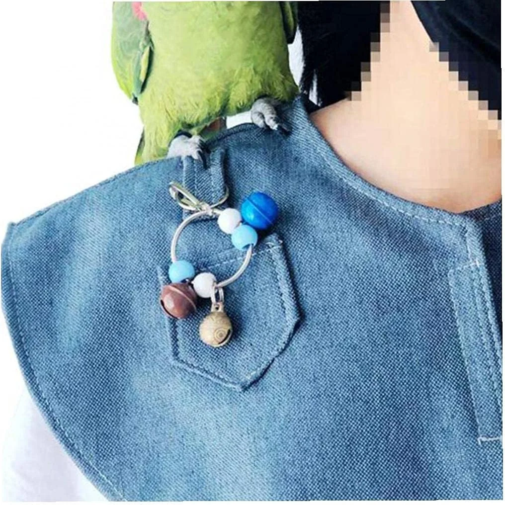 شال محافظ شانه ضد چنگ پرنده خانگی، مناسب برای طوطی و پاراکیت های کوچک و متوسط، چند منظوره، آبی شال محافظ شانه ضد چنگ پرنده خانگی، مناسب برای طوطی و پاراکیت های کوچک و متوسط، چند منظوره، آبی