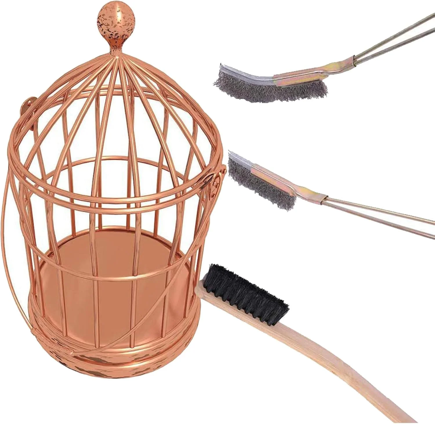 مجموعه برس تمیز کننده قفس پرنده رویالید، برس های تمیز کننده با دسته بلند، 3 تکه، استیل ضد زنگ برای حیوانات خانگی کوچک مجموعه برس تمیز کننده قفس پرنده رویالید، برس های تمیز کننده با دسته بلند، 3 تکه، استیل ضد زنگ برای حیوانات خانگی کوچک