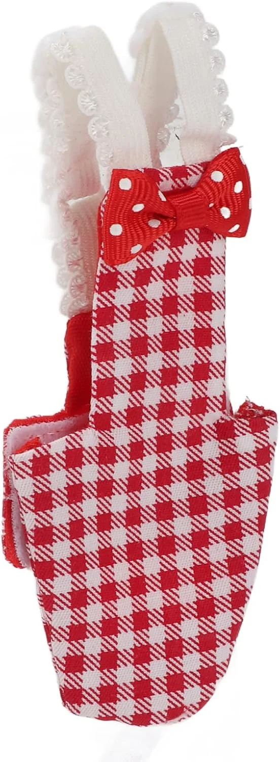 پوشک طوطی، طراحی پاپیونی محافظ، ضد آب، الاستیک، لباس خلبانی پرنده نخی تنگ برای مرغ عشق، برای ماکائو، برای پاراکیت (M، شبکه قرمز)