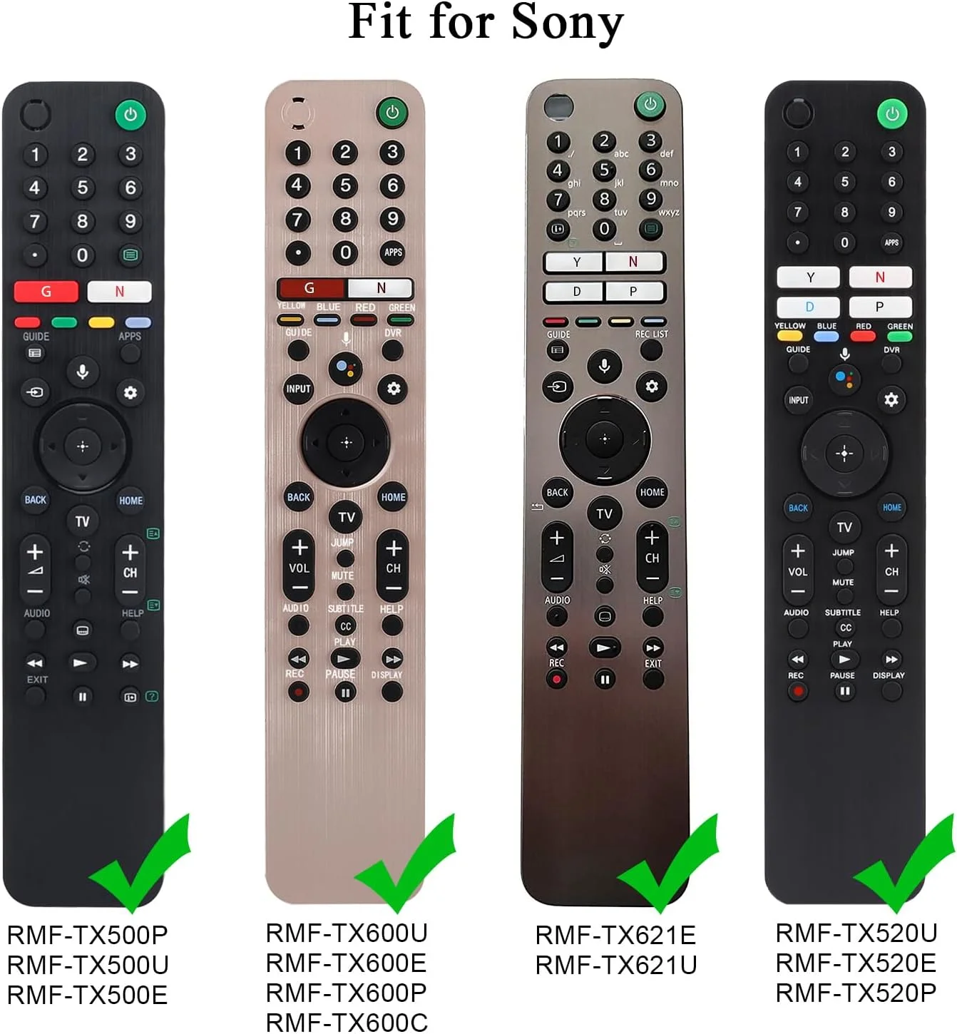 کاور ریموت کنترل سبز شب‌تاب YiBiChin برای ریموت کنترل صوتی تلویزیون سونی مدل‌های RMF-TX500E RMF-TX621E RMF-TX520U، کاور محافظ ریموت ضد ضربه و ضد لغزش - سبز شب‌تاب