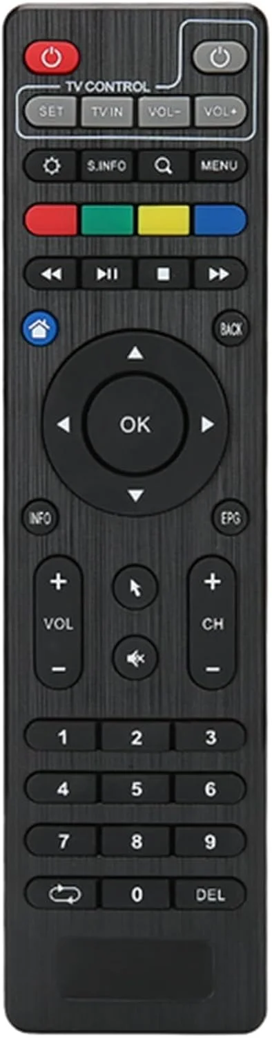 ریموت کنترل تلویزیون یونیورسال Yctze سازگار با جعبههای Tvip412، Tvip415، Tvip605، TvipS300، جایگزین برای Tvip S-box V.605 و IPTV Remote Sbox V525 ریموت کنترل تلویزیون یونیورسال Yctze سازگار با جعبههای Tvip412، Tvip415، Tvip605، TvipS300، جایگزین برای Tvip S-box V.605 و IPTV Remote Sbox V525