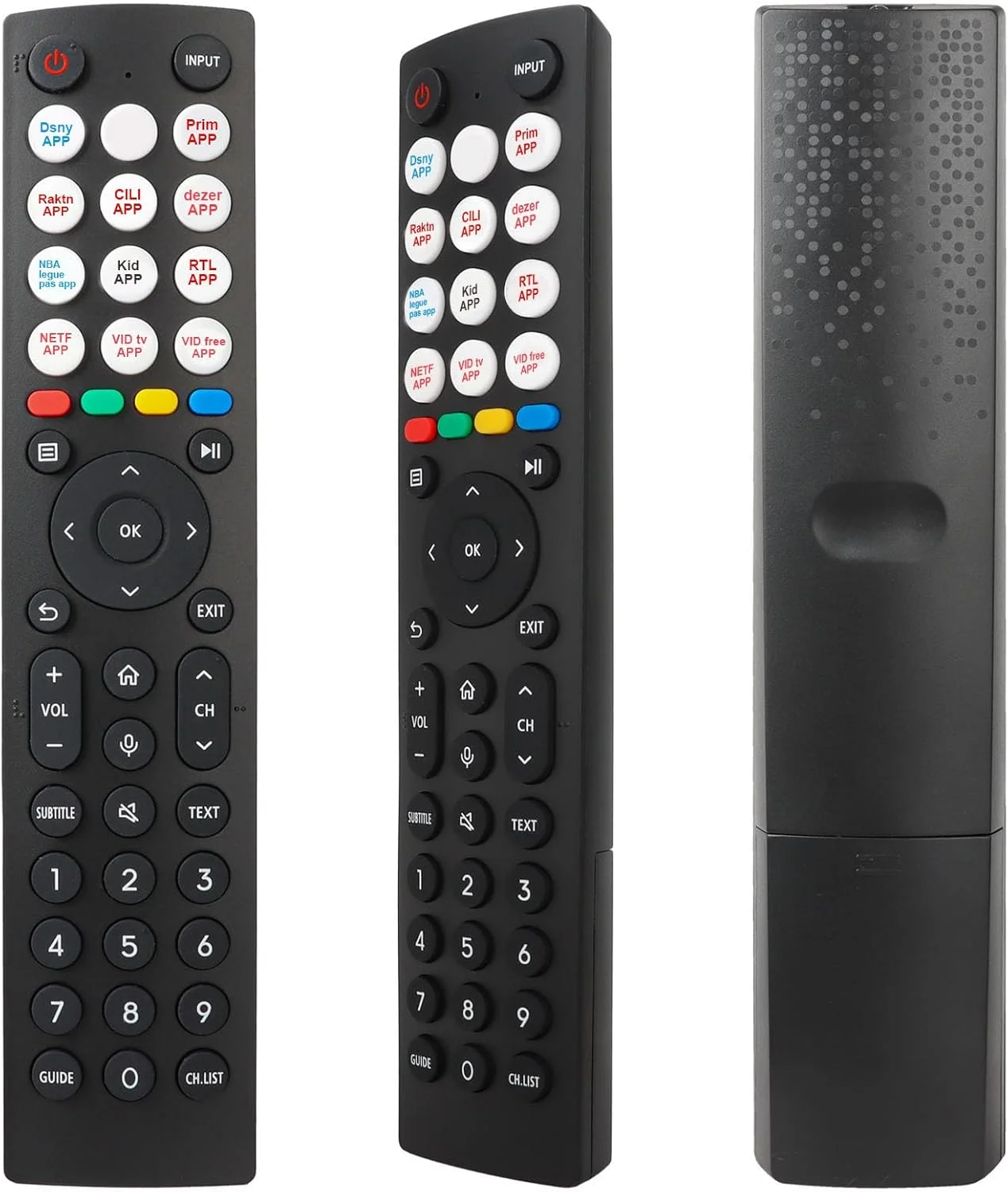 ریموت کنترل مادون قرمز YiBiChin مدل ERF2M36H مناسب برای تلویزیون های Hisense UHD 4K Smart TV مدل های ERF3A80 43A67K 55A6CGTUK 65E61KTUK دارای 12 کلید میانبر، بدون نیاز به تنظیمات ریموت کنترل مادون قرمز YiBiChin مدل ERF2M36H مناسب برای تلویزیون های Hisense UHD 4K Smart TV مدل های ERF3A80 43A67K 55A6CGTUK 65E61KTUK دارای 12 کلید میانبر، بدون نیاز به تنظیمات